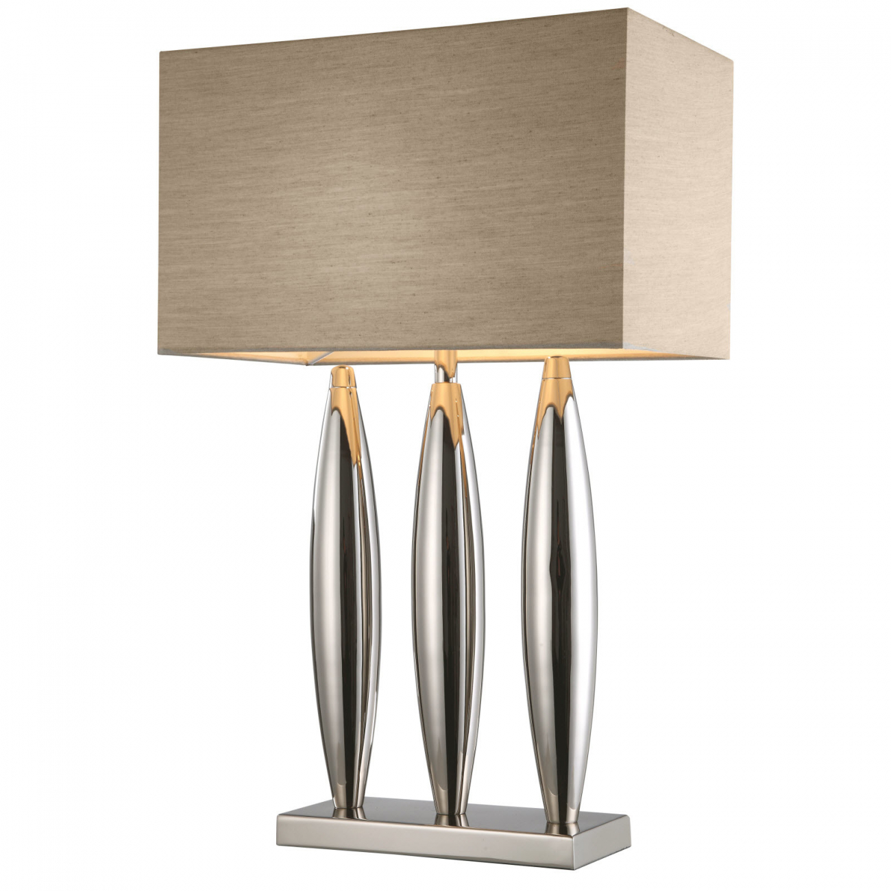 Настольная лампа Dari от RVAstley 5558 RVASTLEY ИНТЕРЬЕРНЫЕ 061777 Бежевый;хром  - Вид №1