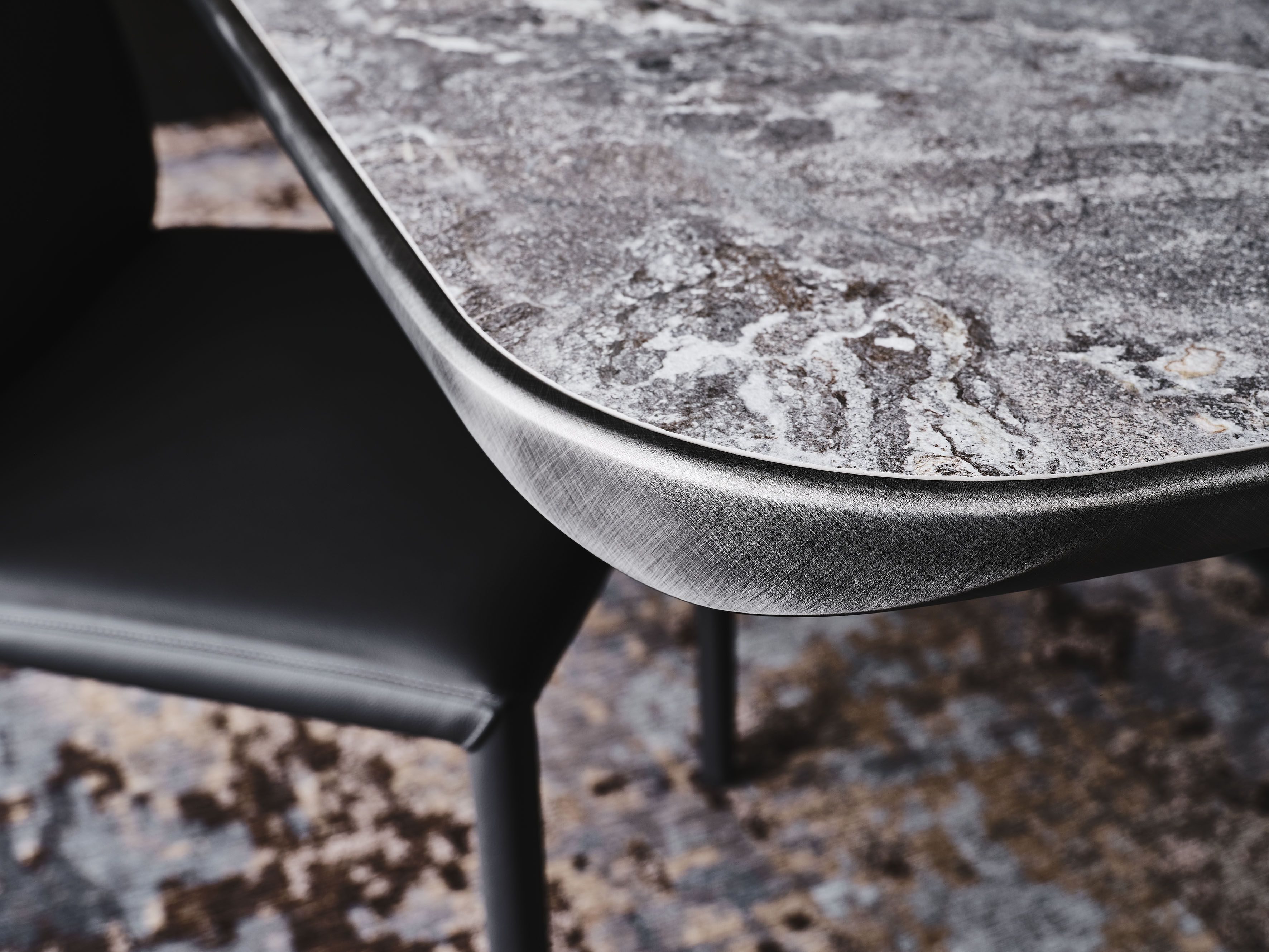 Керамический и стальной бочковый стол Cattelan italia Stratos ARCH-00114354 - Вид №10