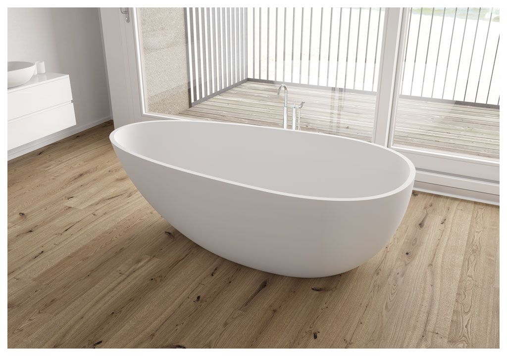 Ванна из искусственного камня Aquanet Miracle TC-S06B 185x83, глянцевая TCS06B - Вид №5