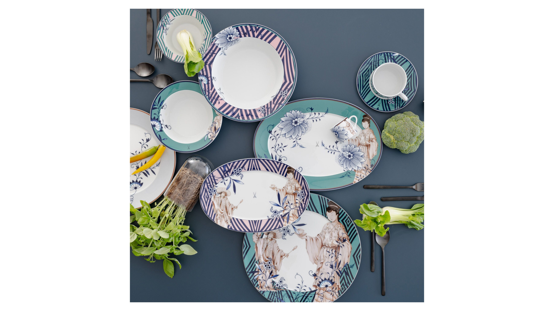 10663833 Meissen Салатник Meissen "Коллаж. Благородный Китай" 27,5см Фарфор  - Вид №4