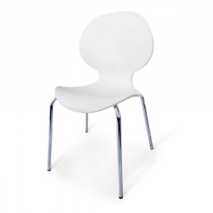 SHF-008-W White Стул пластиковый Afina