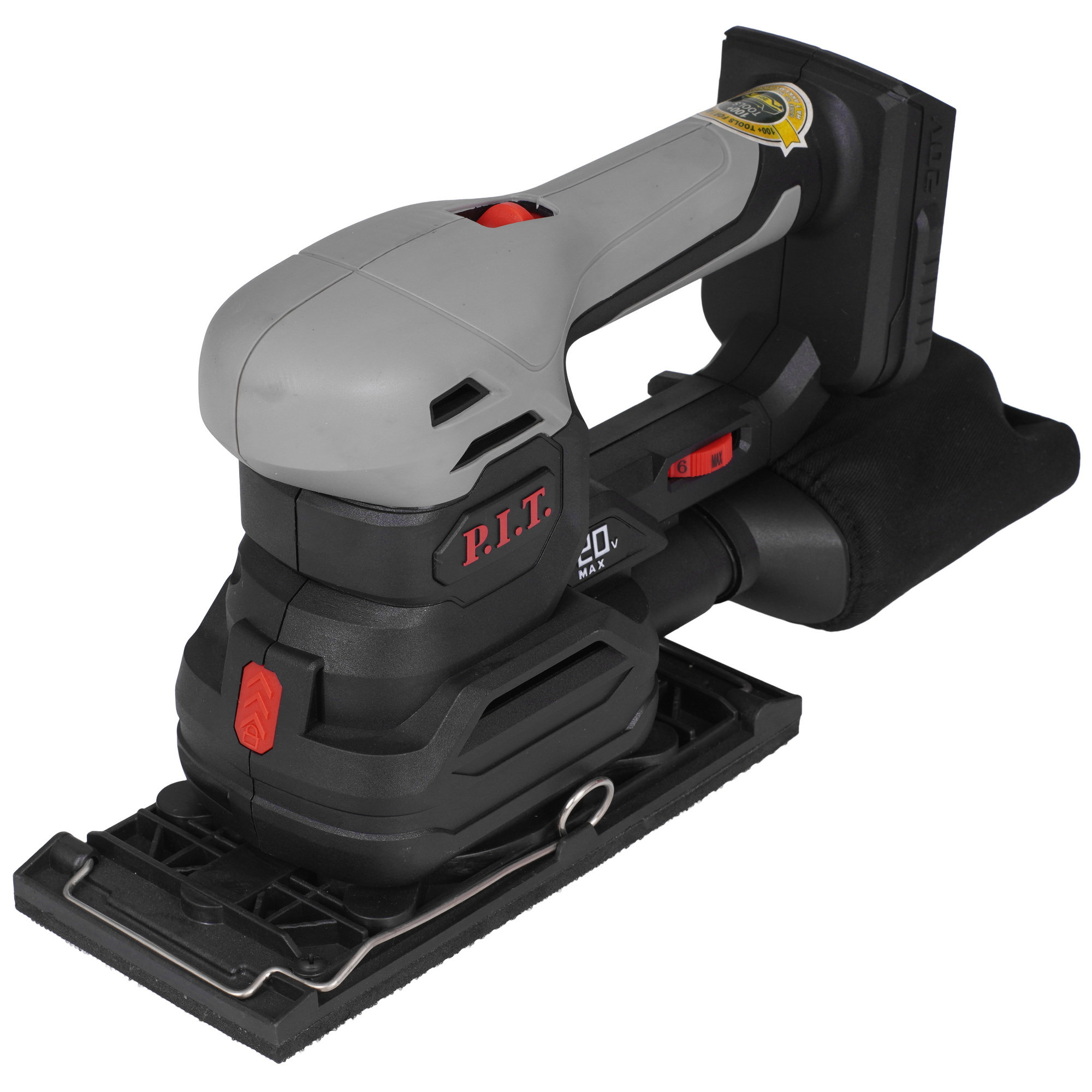 Виброшлифовальная машина P.I.T. PSP20H-187A OnePower 20V  , Без ЗУ, Без АКБ 9227333 PIT STDN-0014641