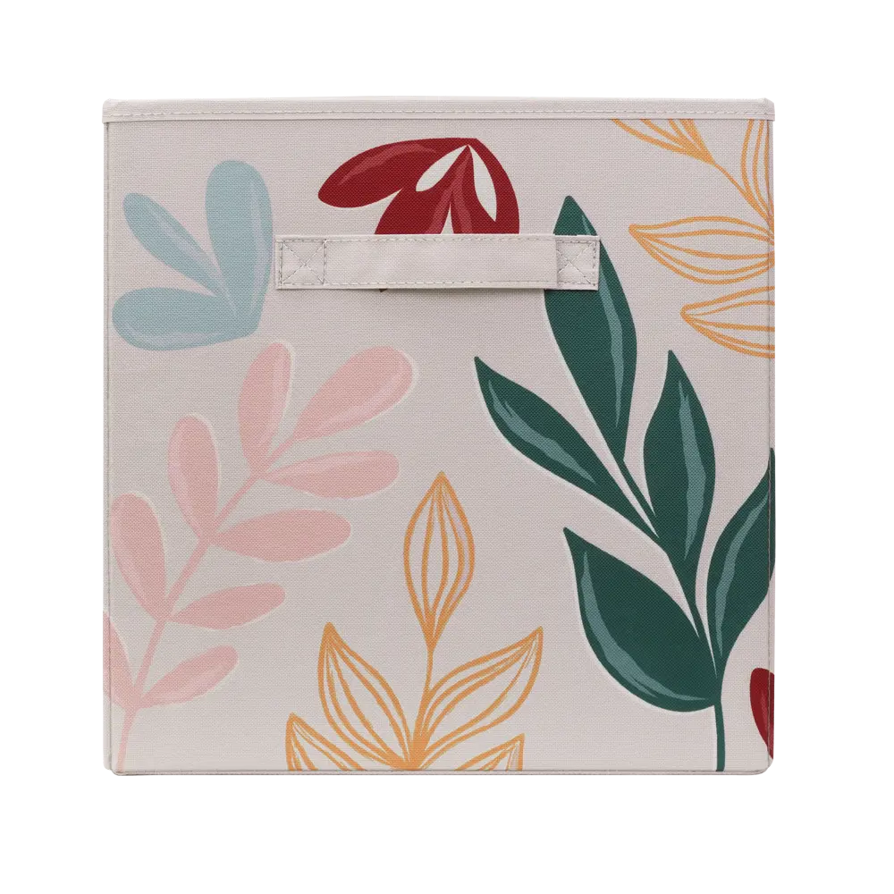 89357882 Короб-органайзер Листья 31x31x31 см полиэстер разноцветный SPACEO STLM-1576296 - Вид №2