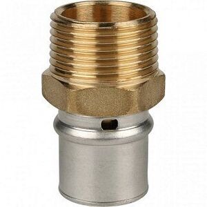 Муфта переходная STOUT 26х1" НР под пресс