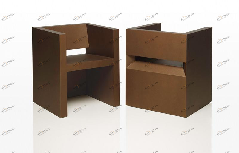 VONDOM Садовое кресло из полиэтилена с подлокотниками Vela sun-id-1480071