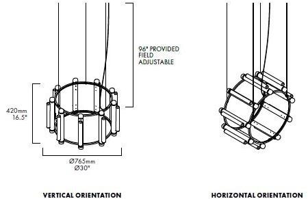 ANDlight Подвесной светильник из алюминия и акрила Pipeline Pip-cha-2 - Вид №5