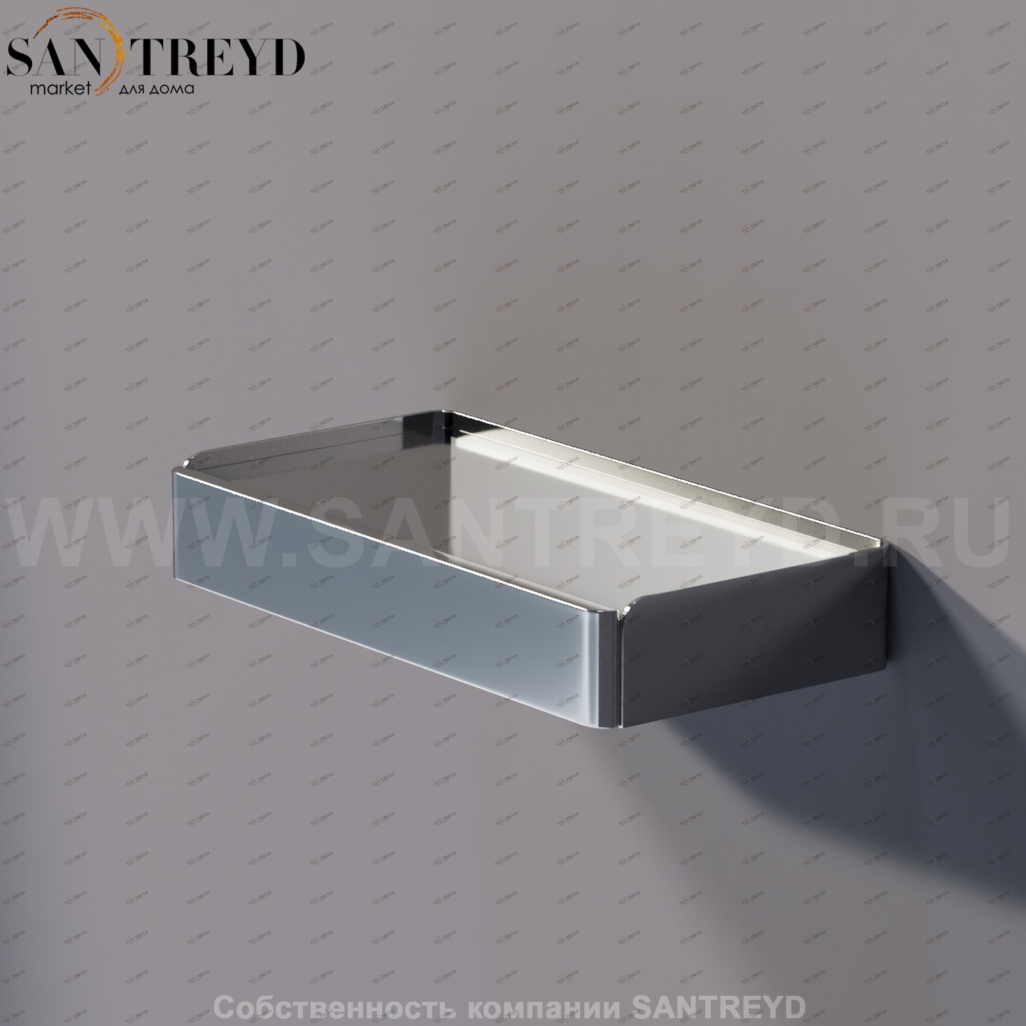 Agape MACH Мыльница 20 см хромированная AMAC0654A