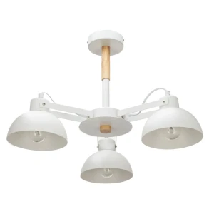 Люстра на штанге Lamplandia Anabel L1118-3, 3 лампы, 12 м², цвет белый