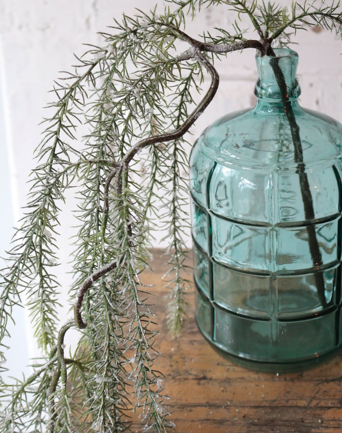 1191 819 a3 Вешалка из искусственной пихты, матовая, 120 см, матово-зеленая H-andreas  - Вид №3