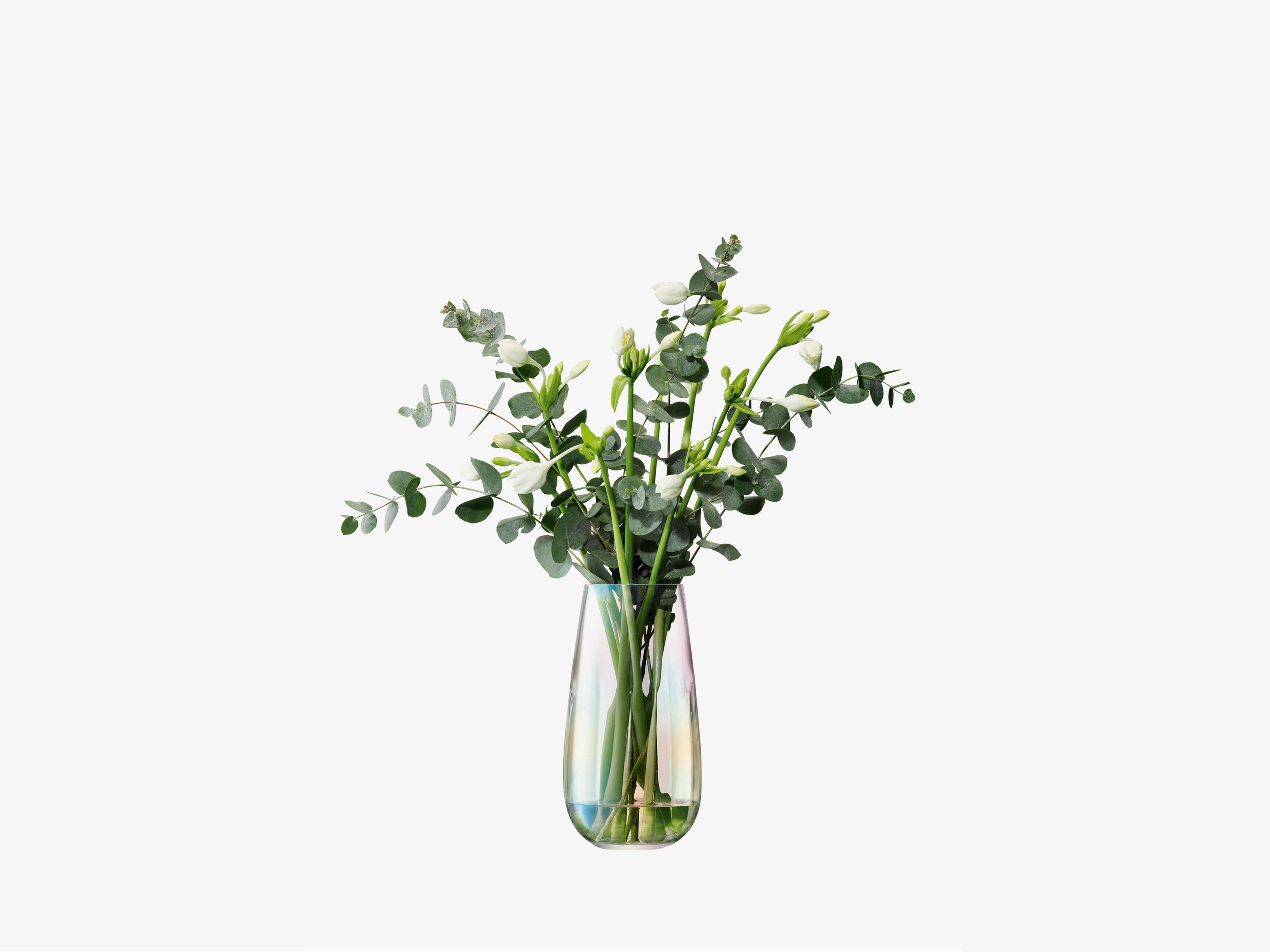 Круглая выдувная стеклянная ваза-H28cm LSA Pearl ARCH-00136492