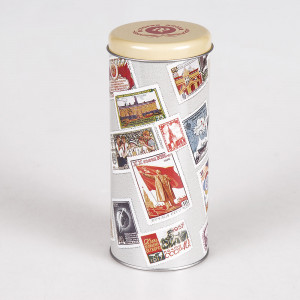 37623 Емкость для сыпучих продуктов 02 7.8 x 17.8 см "Почтовые марки" Феникс-Презент