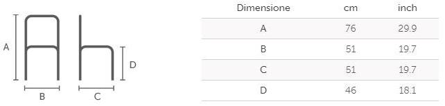 Midj Санный стул с обивкой из ткани Slim sun-id-1365557 - Вид №3