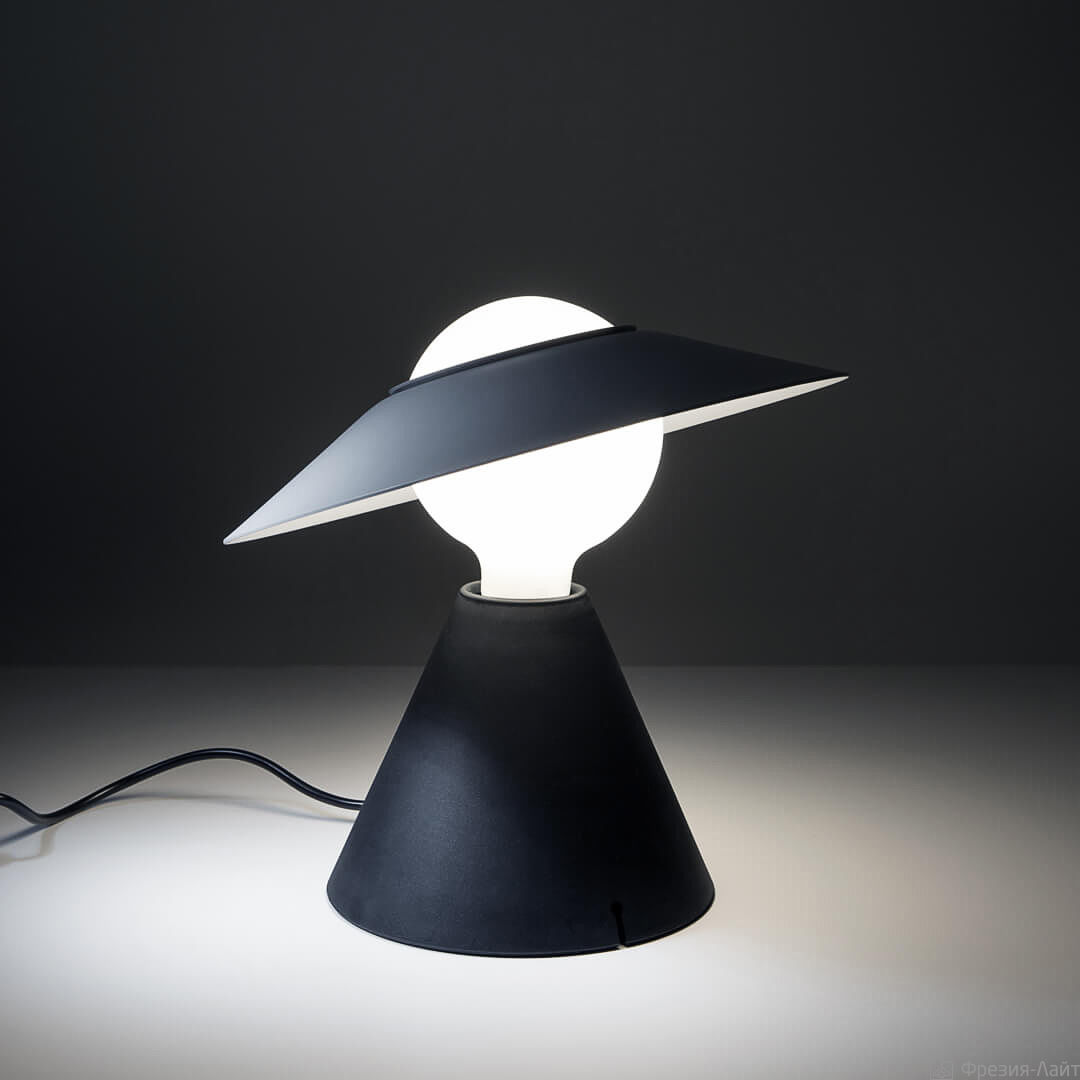 Linea Light 8966 FANTE черная лампа настольная 121890