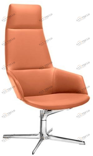 arper Кресло руководителя поворотное на 4 спицы с подлокотниками Aston sun-id-1405618