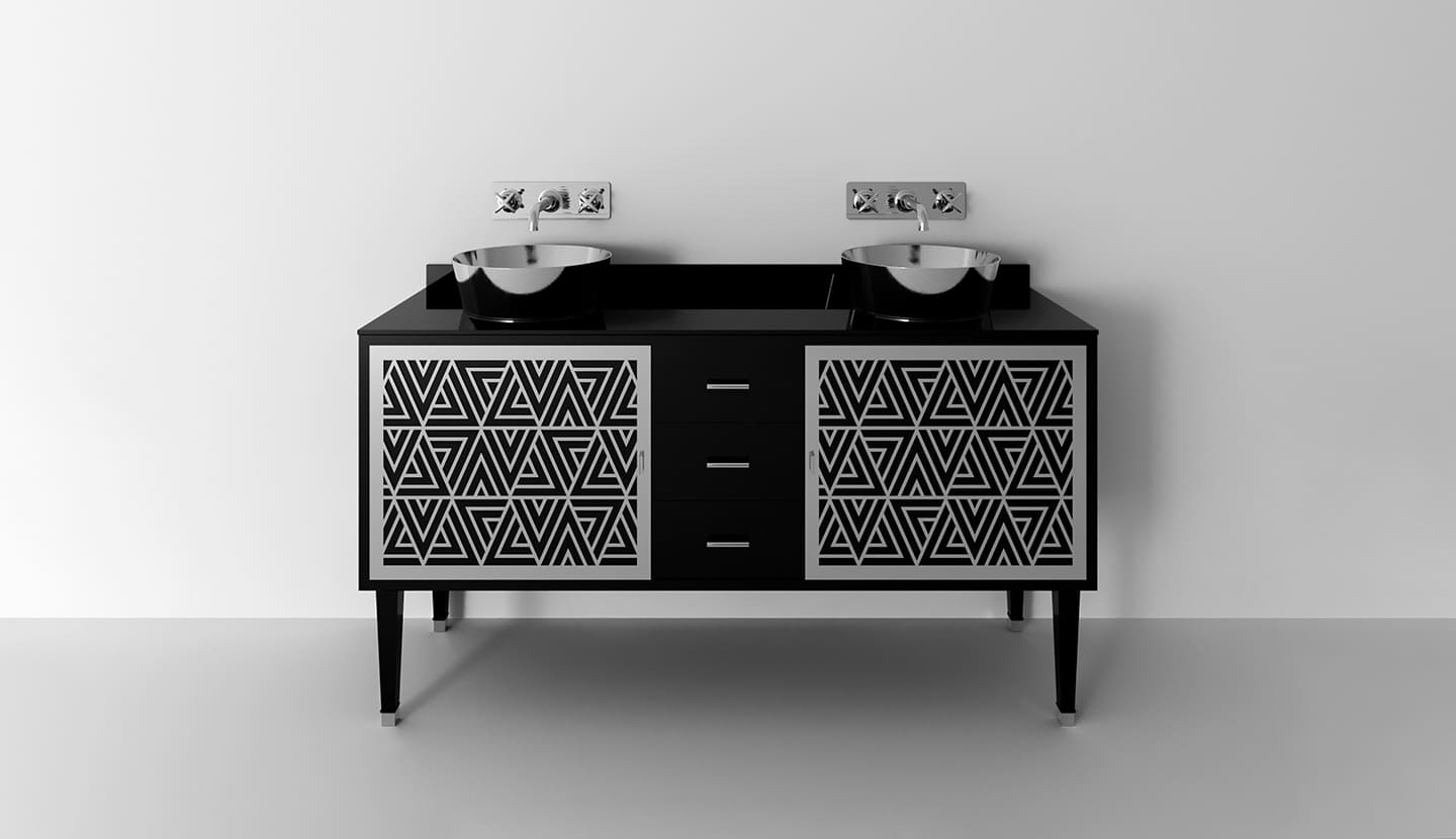 Деревянный напольный умывальник с дверцами Park Avenue CORA 3A ARCH-00091266 - Вид №2