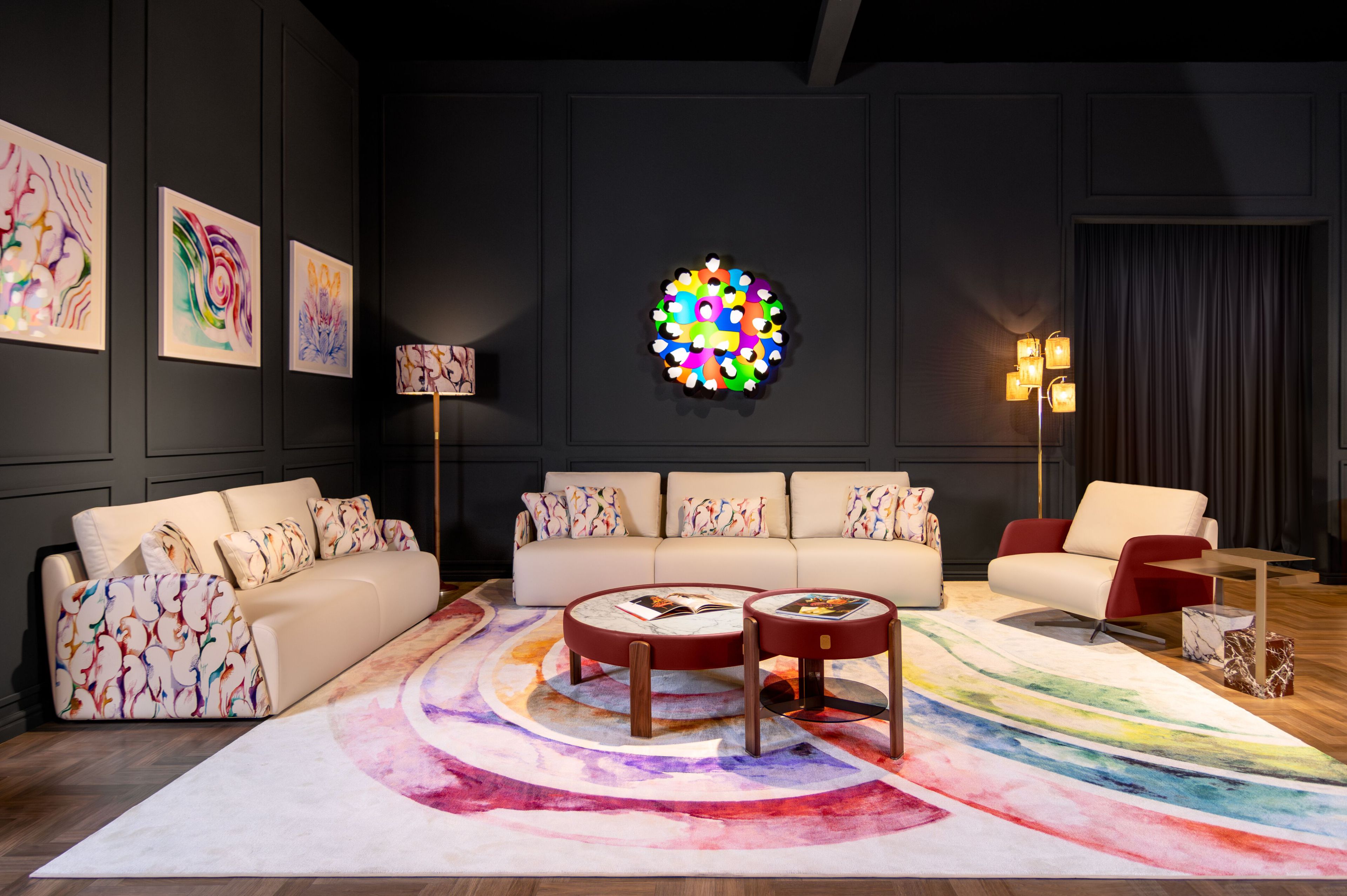 Кожаное вращающееся кресло с подлокотниками Formitalia Parrots ARCH-00035781 - Вид №2