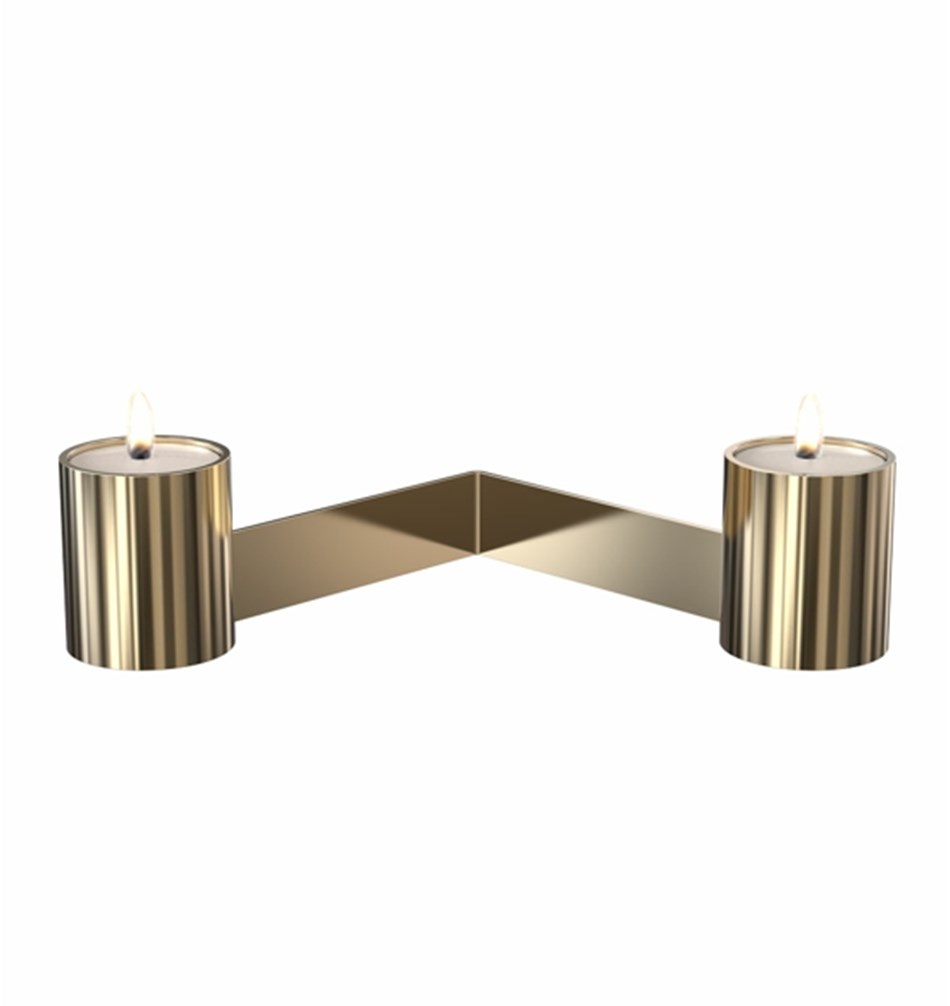 FROST Подсвечник 2004 » золото Нержавеющая сталь Золото N2004-GO 