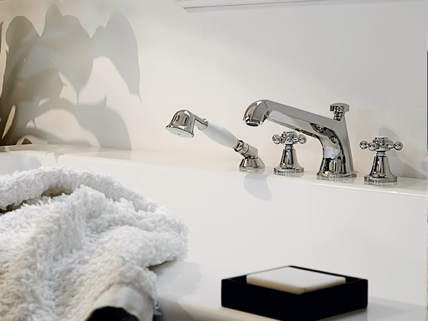 Смеситель для ванны с ручным душем с отдельными розетками Zucchetti Агора ARCH-00106792 - Вид №1