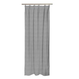 Штора на ленте Mogan 160x280 см цвет темно-серый 83407045 STLM-2076290