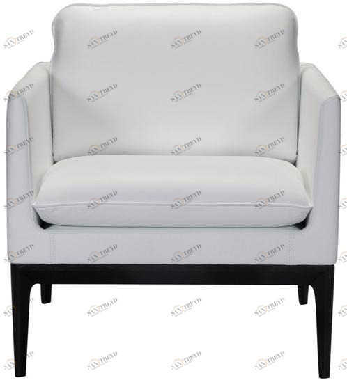 Duvivier Canapés Кресло со съемным кожаным чехлом с подлокотниками Allure Alluxe10