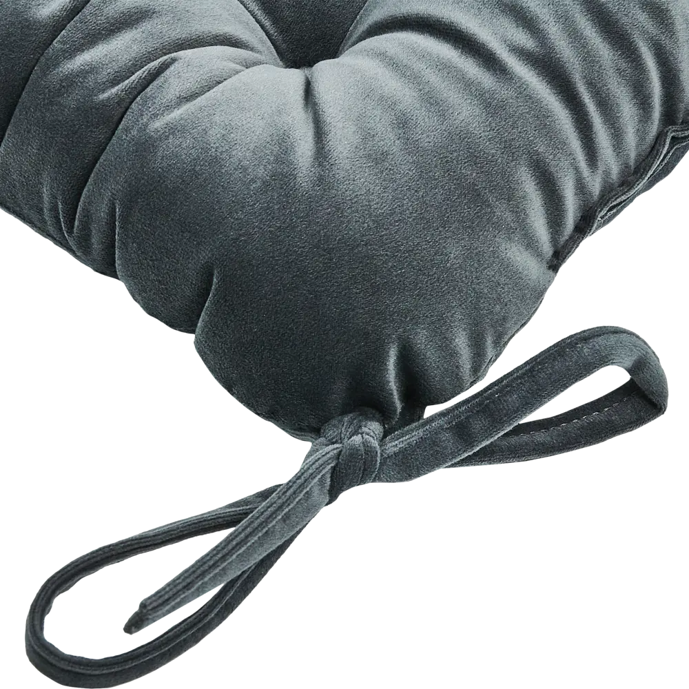 Подушка для стула Linen Way Paris 2 - бархатный комфорт в темно-сером цвете 89337718 STLM-1031632 - Вид №2