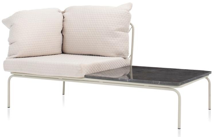 Garda Furniture Модульное тканевое кресло с мраморной полкой для журналов Ataman Ga07m11, ga07m12 - Вид №1