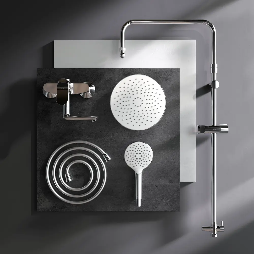 Душевая система AM.PM Moxie с тремя режимами и хромированным покрытием 89346521 STLM-0971203 - Вид №7