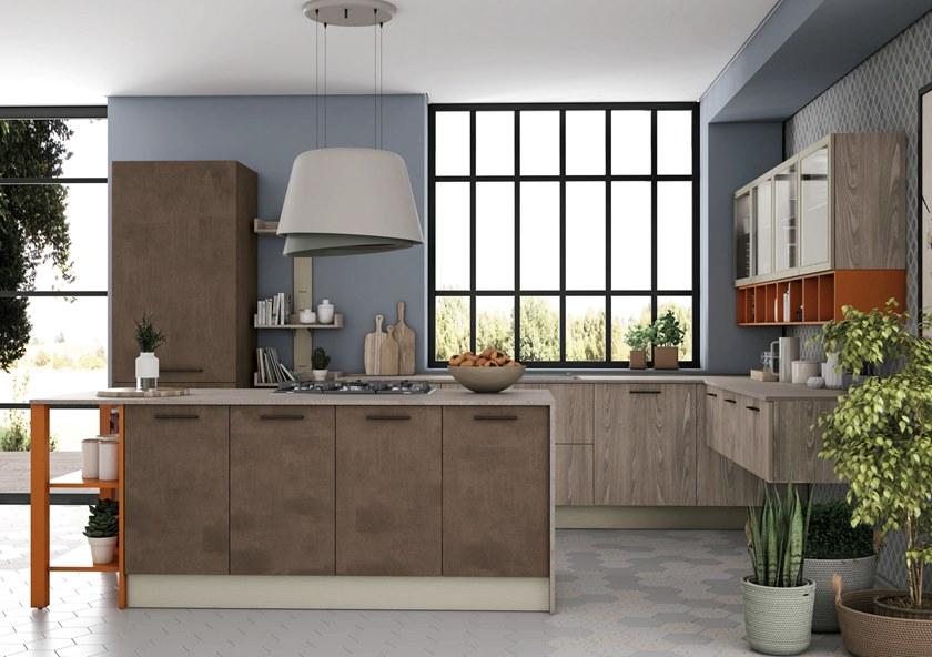 CREO Kitchens Модульная кухня с островом Tablet sun-id-1448973 - Вид №1