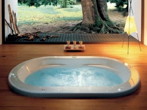 Jacuzzi® Встраиваемая овальная гидромассажная ванна Opalia
