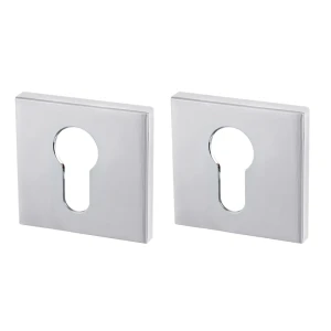 Накладка под цилиндр Armadillo ET.K.USS52 CP-8, ЦАМ, цвет хром