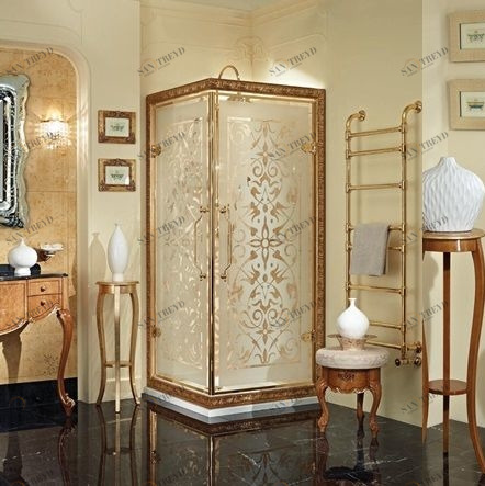 Душевая кабина TA-750 LINEATRE Tiffany Золото TA750