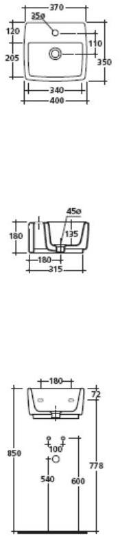 Накладная раковина на столешницу  овальная Galassia Sa.02 sun-id-1482927 - Вид №5