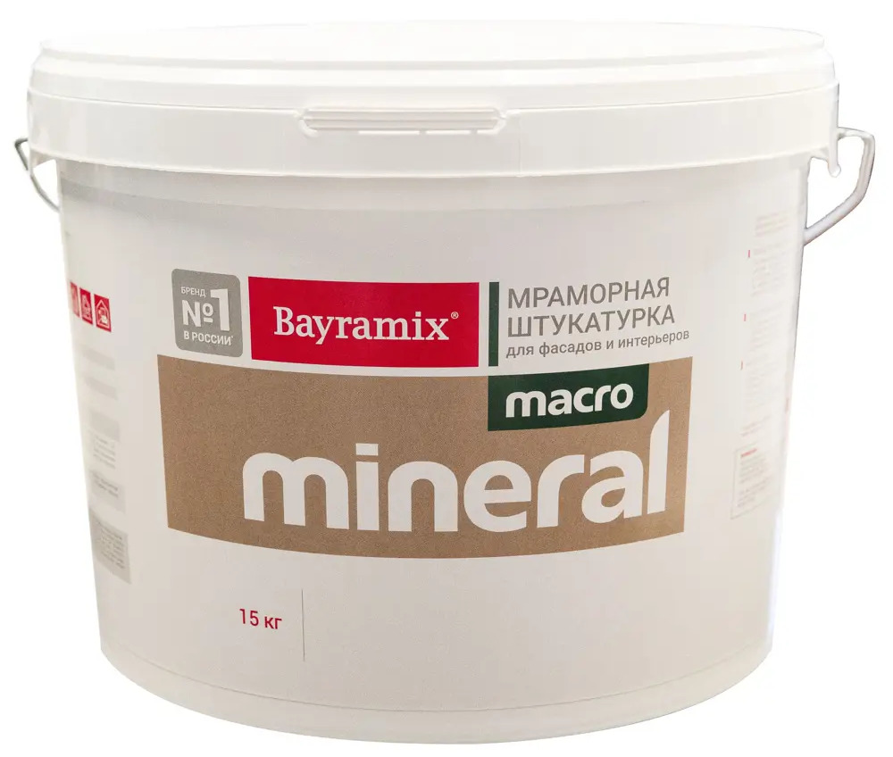 Декоративная штукатурка BAYRAMIX Macromineral для фасадов и интерьеров 87506249