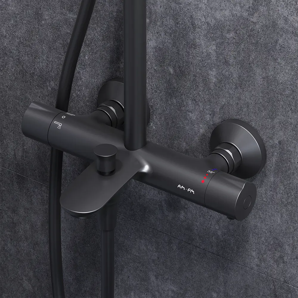 Душевая стойка AM.PM Moxie с термостатом и тремя режимами 87707672 STLM-1543751 - Вид №10