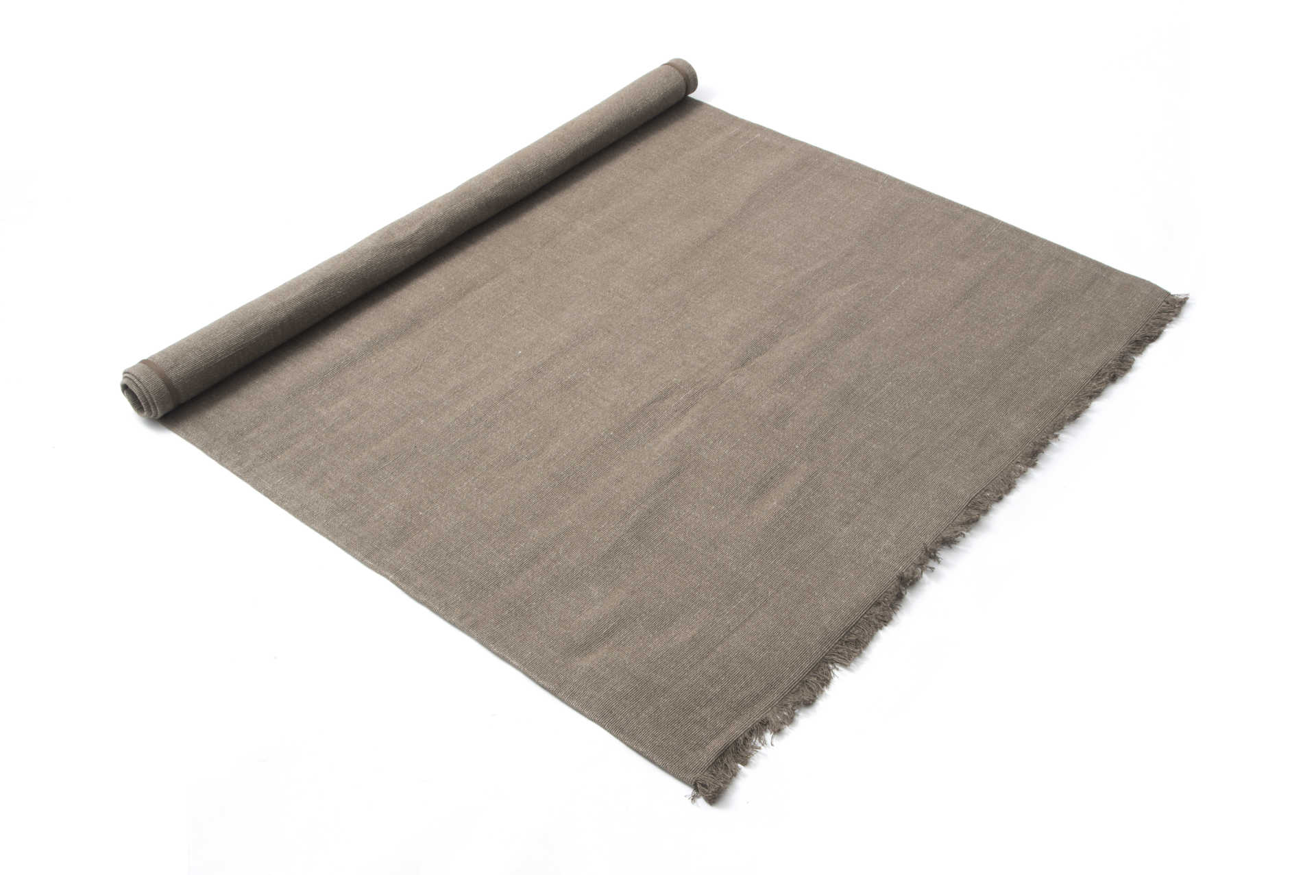 Льняной ковер (серо-коричневый) Stellar Works LI-R002-S/L (Taupe)  - Вид №3