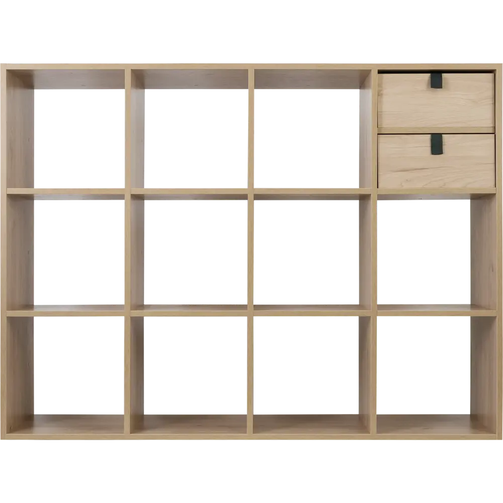 Стеллаж Spaceo KUB 12 секций 139.2x104.9x31.7 см ЛДСП цвет гикори джексон 82731873 STLM-2091378  - Вид №5