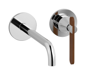 Настенный смеситель для раковины с 2 отверстиями