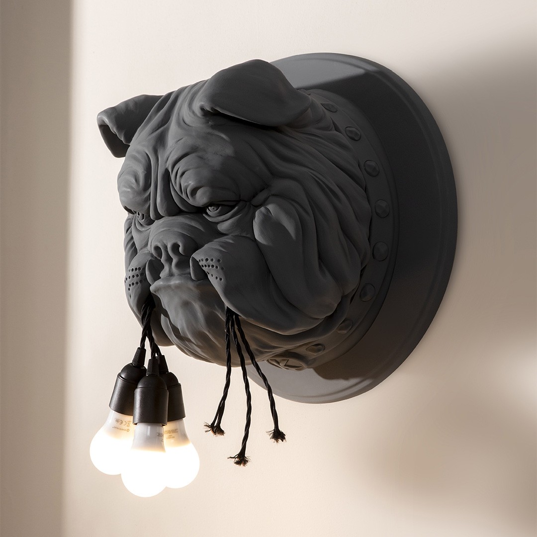 Karman AP191 BA INT AMSTERDAM настенный светильник бульдог белый 118414 - Вид №1