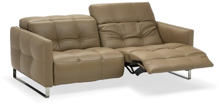 Natuzzi Откидной кожаный диван с тафтингом Philo sun-id-1438737 - Вид №1