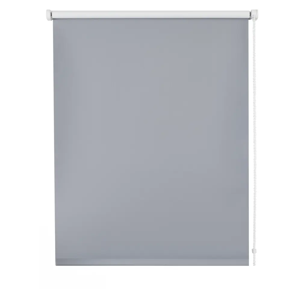 Штора рулонная блэкаут Inspire Santos 80x160 см серая Granit 3 82668330 STLM-2100590 - Вид №1