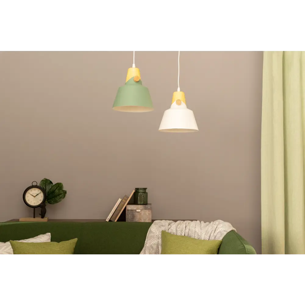 Светильник подвесной Lamplandia Prato 1 лампа 5 м² цвет белый STLM-2186335 - Вид №12