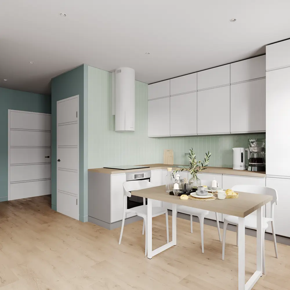 Фасад кухонный DELINIA ID «Токио» белый с интегрированной ручкой 89365128 STLM-1383233 - Вид №5