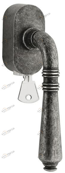 Reguitti Оконная ручка из латуни dk с замком на розетке Ginevra A040dkc6758