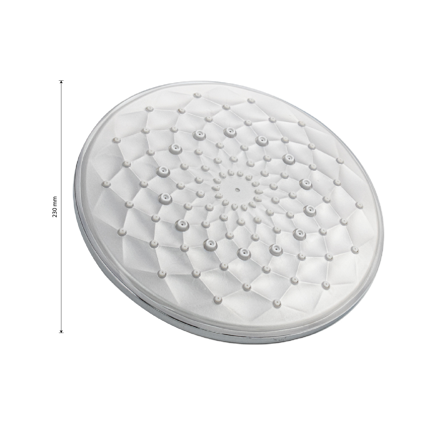 GFmark - Лейка тропический душ, 3d, ПОДСОЛНУХ, круглая, 230 мм, код: 6042  - Вид №2