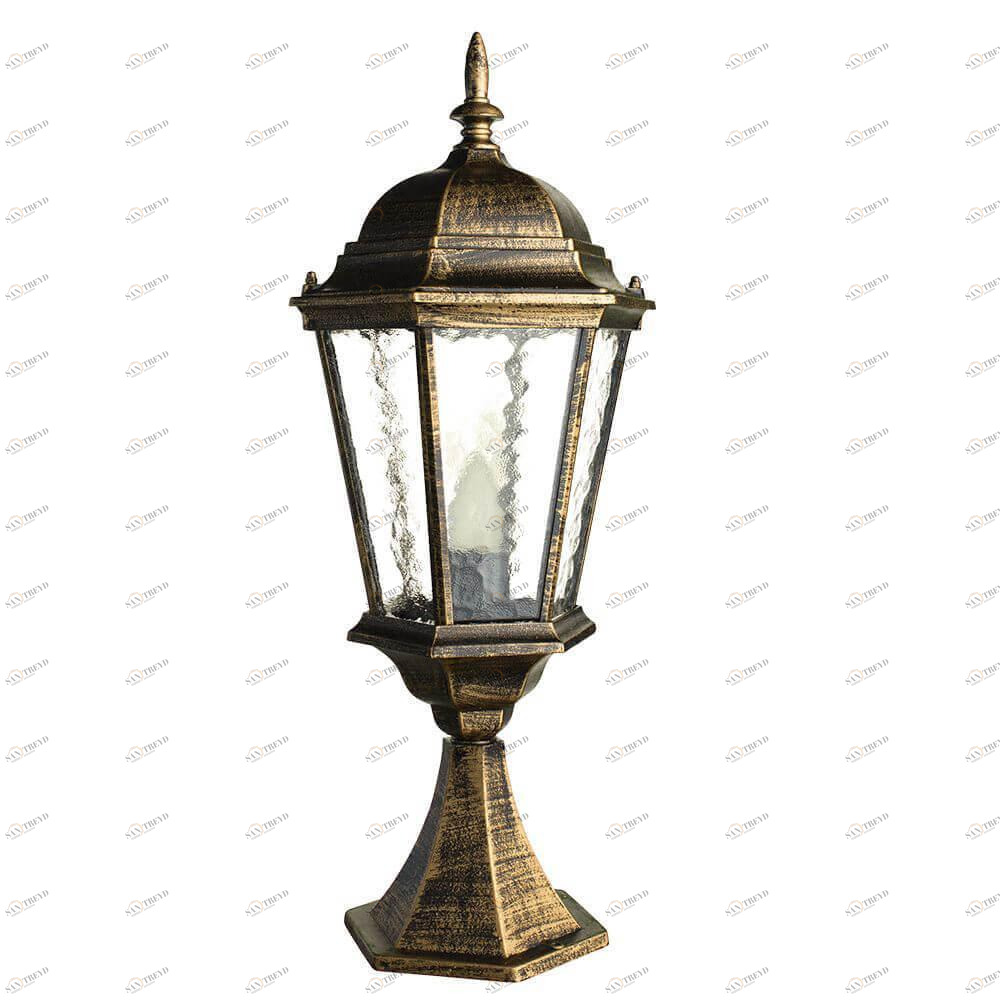 Уличный светильник черный Arte Lamp Genova 1BN A1204FN-1BN ARTE LAMP ПОД СТАРИНУ, ФОНАРЬ 00-3898559 Черный 