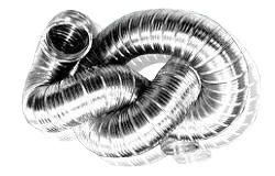 Воздуховод алюм. гофрир.(д=150), 15ВА 3 м 00695