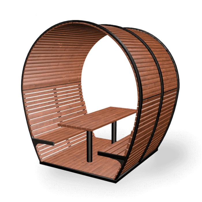 14398 СИНТИ Rocker 01, беседка парковая LAB.Space  - Вид №1