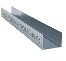 Профиль направляющий ПН 75х40 3м Кнауф