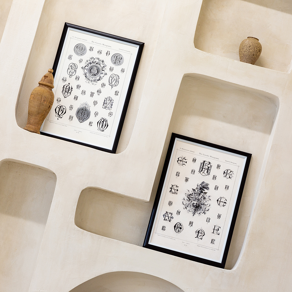 21080917 Арт-постер «Монограмма 72» Object Desire Азбука мечты  - Вид №1