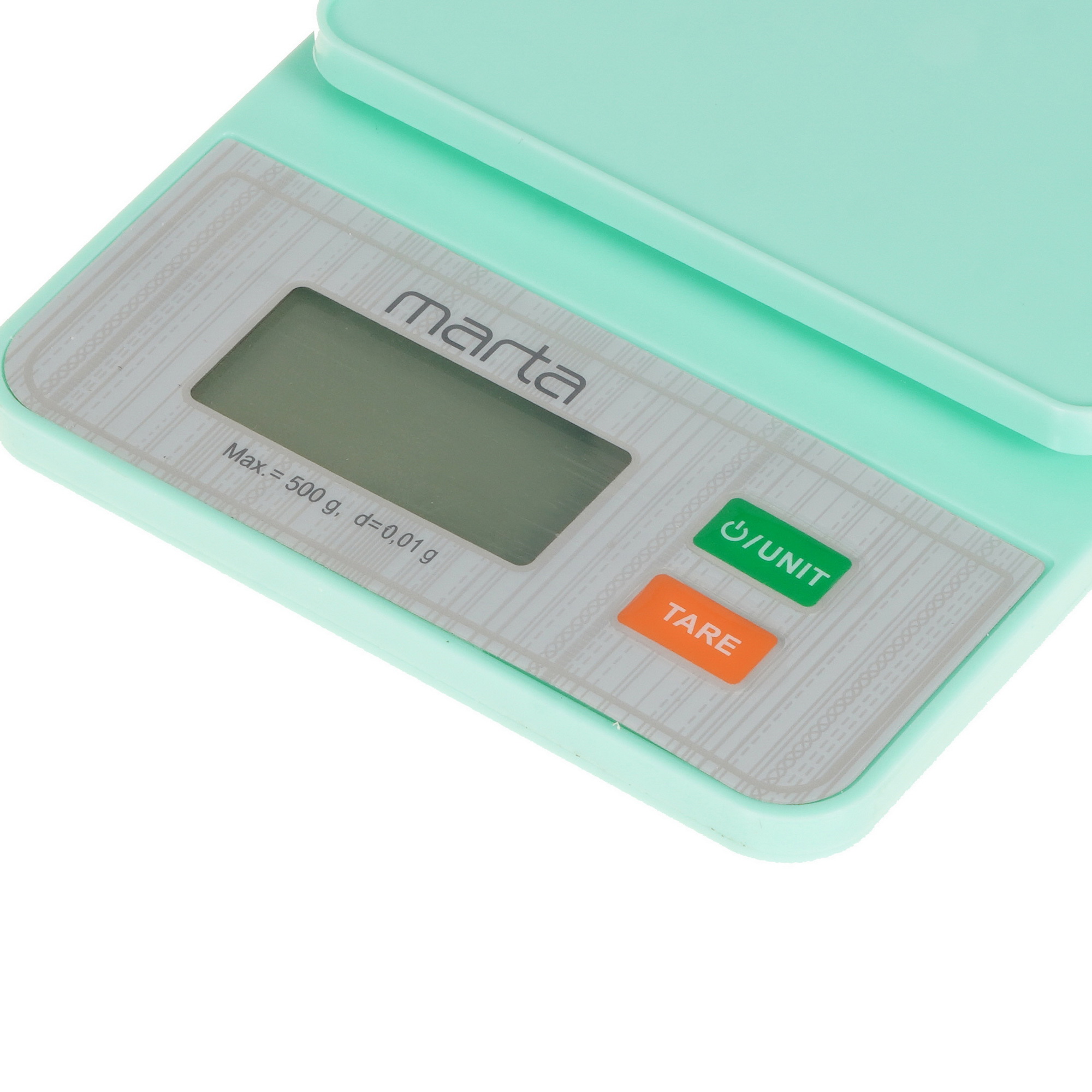 9941628 Кухонные весы MARTA MT-1642 бирюзовый STDN-0121802 - Вид №3